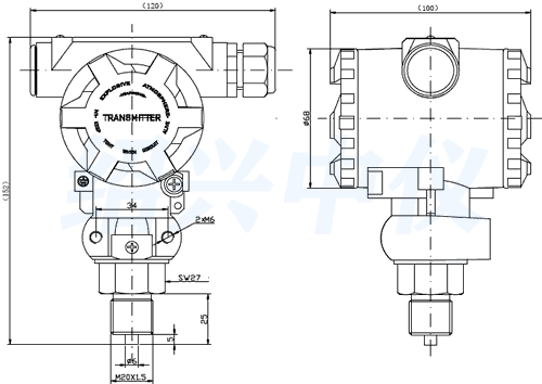 扩散硅压力变送器安装