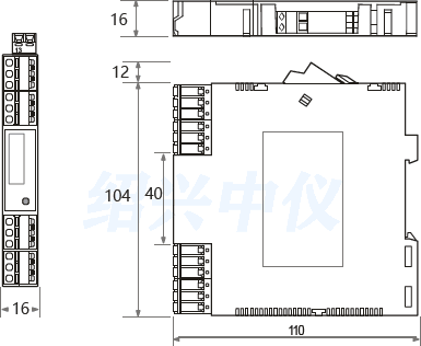 信号隔离配电器安装说明图