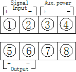 ZYD-DI直流电流变送器接线图